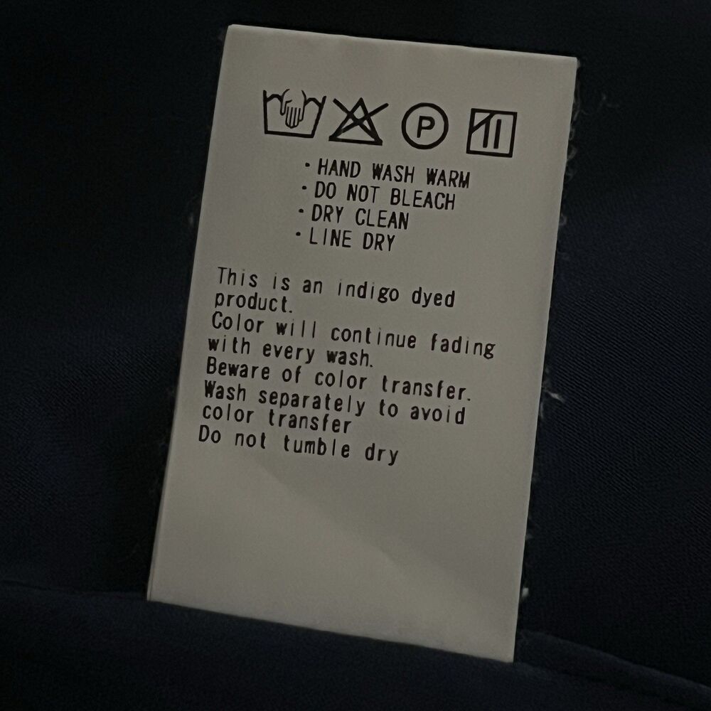 Blue Blue Japan Indigo Japanese Roof Tile Shorts 10” Inseam 3/32 100% Cotton - Picture 8 of 10